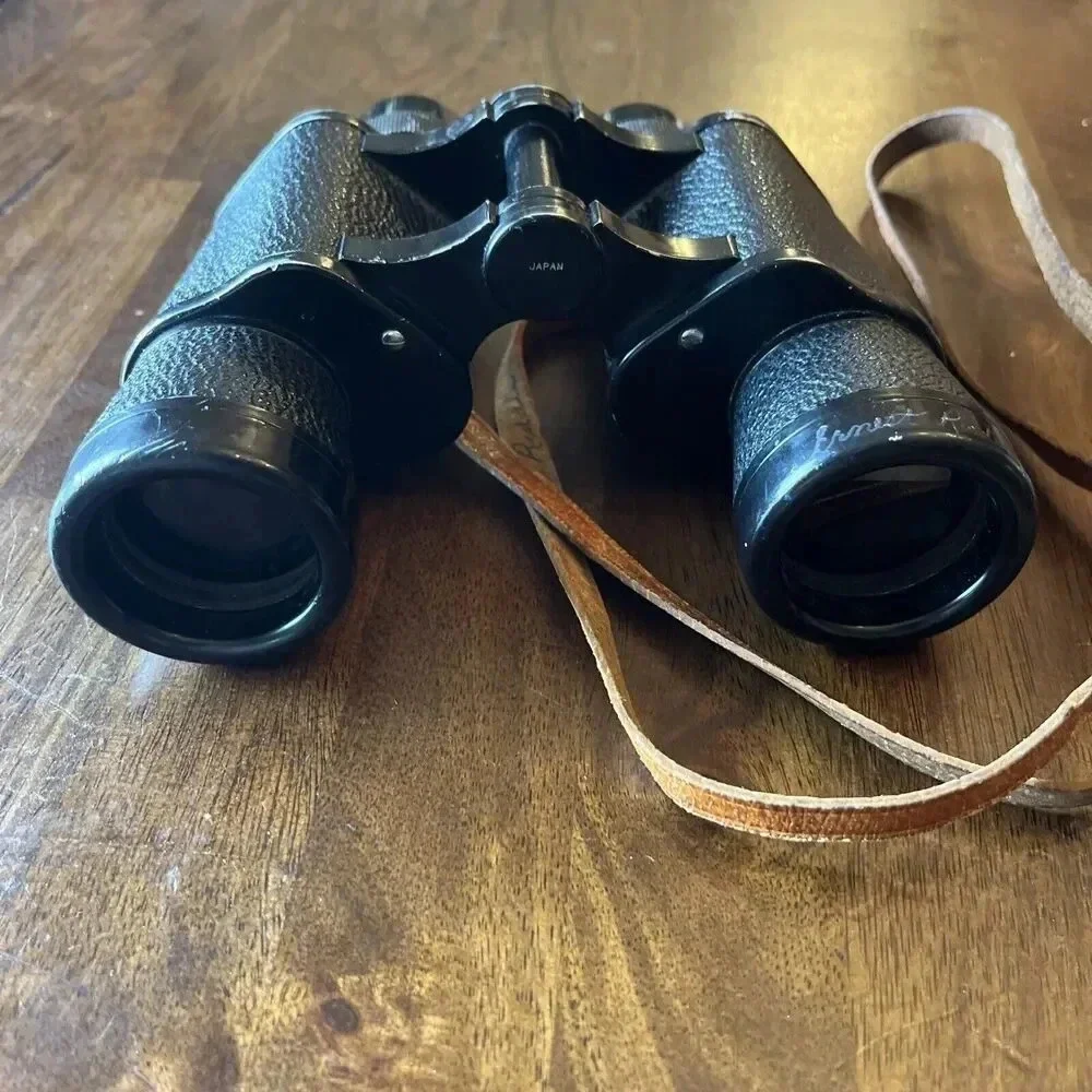 Vintage Three Star Binoculars 7 X 35 Model No. 65044 Made In Japan J-B80 6.5